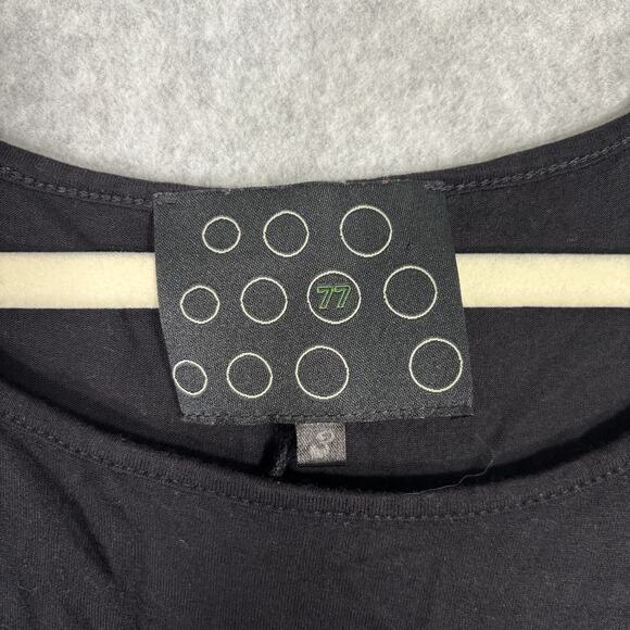 NY 77 Design Top Large Tunic Asymmetric Stretch Flowy Lagenlook Lagom Artsy Boho - Picture 5 of 9